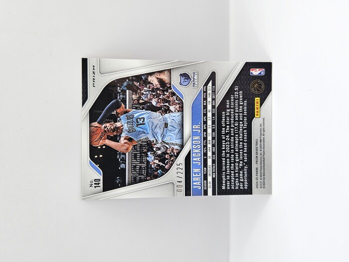 2024-25 PANINI PRIZM JAREN JACKSON JR. 004/225
