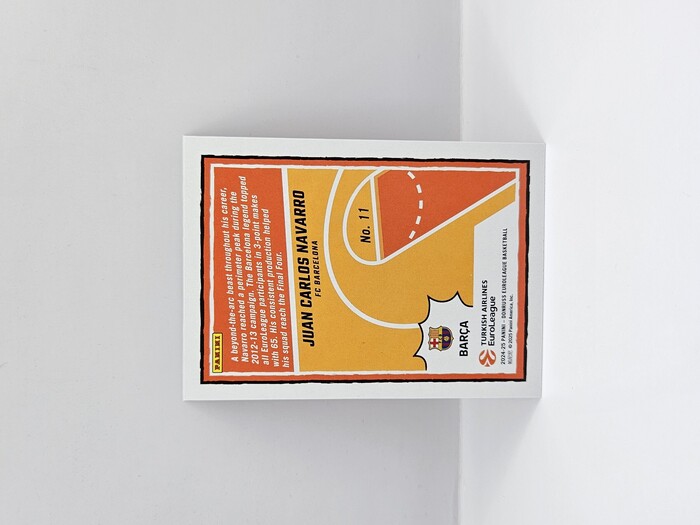 24-25 PANINI DONRUSS EUROLEAGUE BARCELONA  JUAN CARLOS NAVARRO REIGNING 3S SILVER LASER 041/149