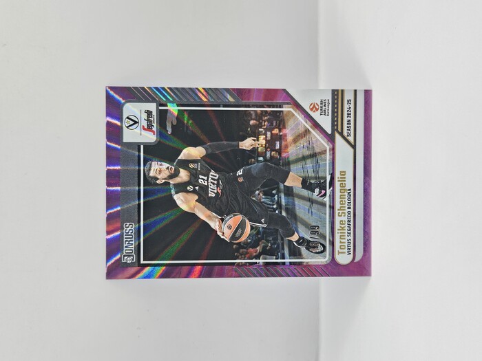 24-25 PANINI DONRUSS  EUROLEAGUE VIRTUS BOLOGNA TORNIKE SHENGELIA PURPLE LASER 48/99