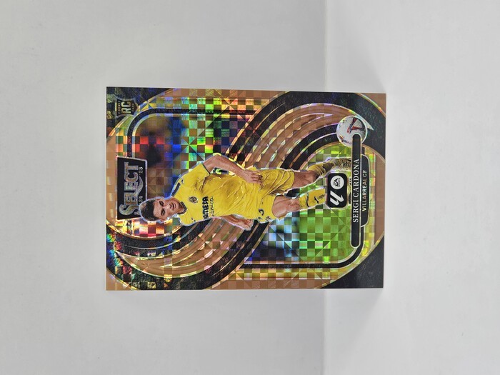 2024-25 LA LIGA SELECT SERGI CARDONA BRONZE CHECKER 48/59 ROOKIE MEZZANINE