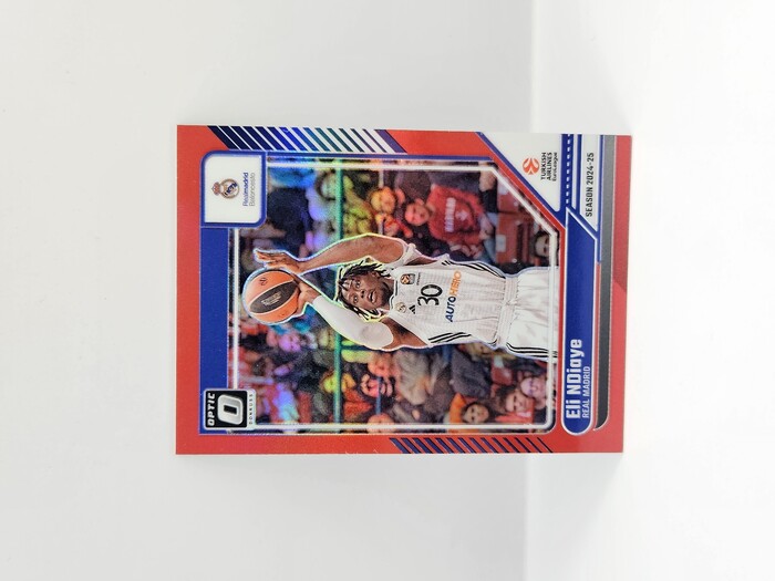 24-25 PANINI DONRUSS OPTIC EUROLEAGUE REAL MADRID ELI NDIAYE RED 58/99
