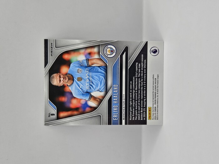 2024/25 PANINI PRIZM EPL ERLING HAALAND BLACK/WHITE CHECKER