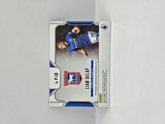 2024-25 PANINI PRIZM EPL LIAM DELAP ''PENMANSHIP'' AUTOGRAPH