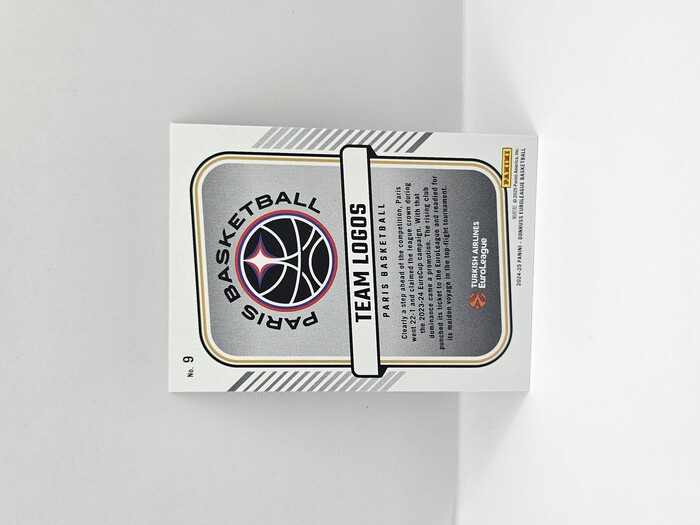 24-25 PANINI DONRUSS EUROLEAGUE PARIS BASKETBALL TEAM LOGO SILVER LASER 097/149