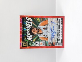 24-25 PANINI DONRUSS EUROLEAGUE REAL MADRID FACUNDO CAMPAZZO NET MARVELS RED LASER AUTOGRAPH 86/99