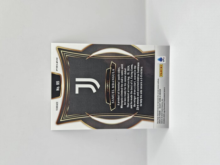24-25 PANINI SELECT SERIE A SAMUEL MBANGULA MULTI COLOR ROOKIE TERRACE 