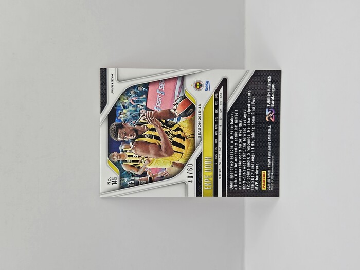 24-25 PANINI PRIZM EUROLEAGUE EKPE UDOH ORANGE WAVE 40/60
