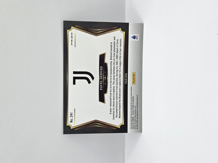 24-25 PANINI SELECT SERIE A PAVEL NEDVED PRIZM FIELD LEVEL