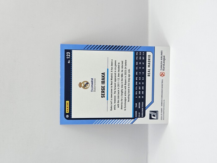24-25 PANINI DONRUSS EUROLEAGUE REAL MADRID SERGE IBAKA ORANGE LASER 21/75
