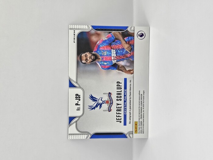 2024-25 PANINI PRIZM EPL CHOICE JEFFREY SCHLUPP ''PENMANSHIP SIGNATURES'' SCOPE AUTOGRAPH