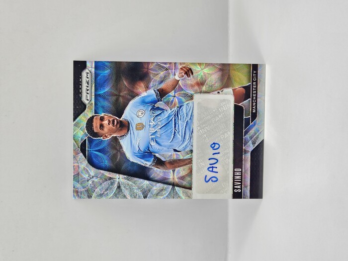 2024-25 PANINI PRIZM EPL CHOICE SAVINHO SCOPE AUTOGRAPH