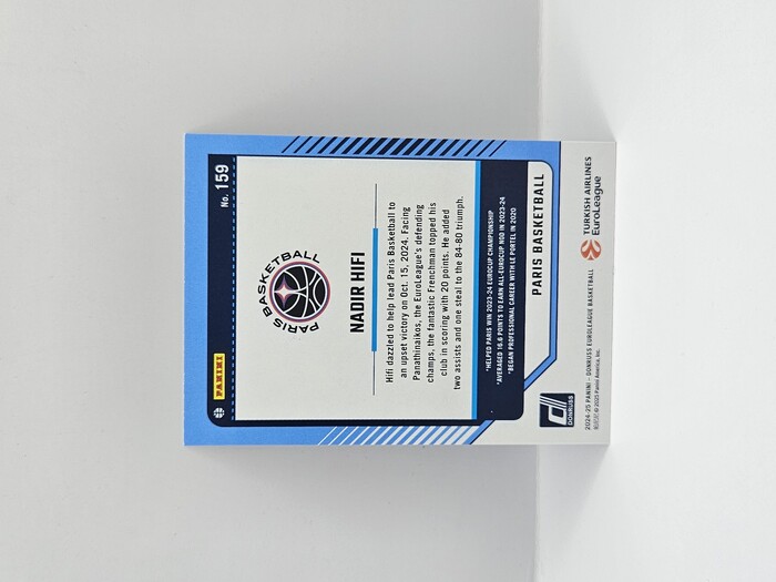 24-25 PANINI DONRUSS EUROLEAGUE PARIS BASKETBALL NADIR HIFI PURPLE LASER 067/275