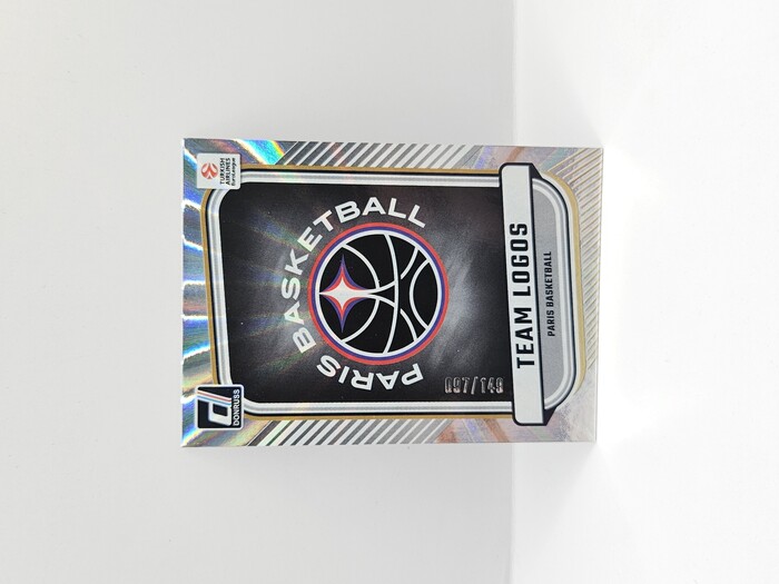 24-25 PANINI DONRUSS EUROLEAGUE PARIS BASKETBALL TEAM LOGO SILVER LASER 097/149