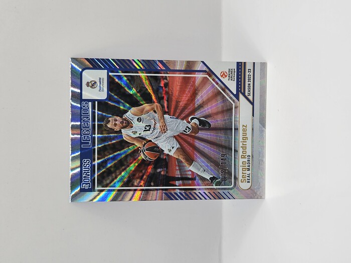 24-25 PANINI DONRUSS EUROLEAGUE REAL MADRID SERGIO RODRIGUEZ SILVER LASER 078/149