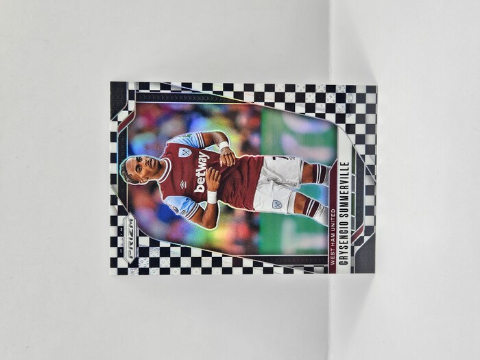 2024/25 PANINI PRIZM EPL CRYSENCIO SUMMERVILLE  BLACK/WHITE CHECKER