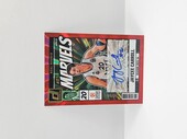 24-25 PANINI DONRUSS EUROLEAGUE REAL MADRID JAYCEE CARROLL ''NET MARVELS'' RED LASER AUTOGRAPH 26/99