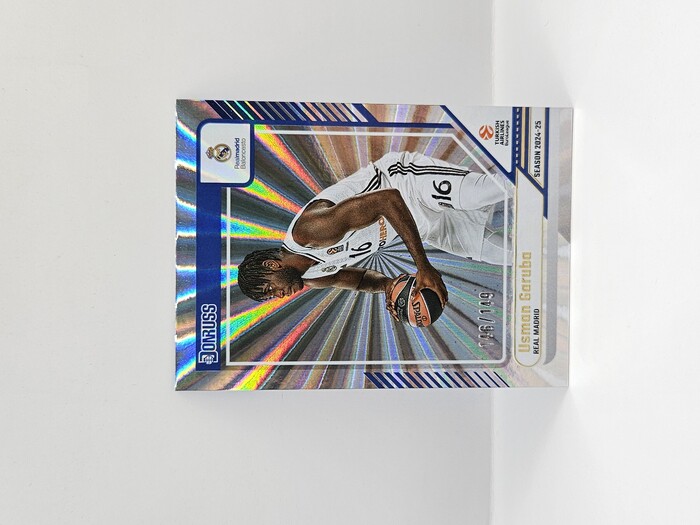 24-25 PANINI DONRUSS EUROLEAGUE REAL MADRID USMAN GARUBA SILVER LASER 146/149
