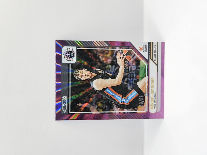 24-25 PANINI DONRUSS  EUROLEAGUE PARIS BASKETBALL MIKAEL JANTUNEN PURPLE LASER 43/99 