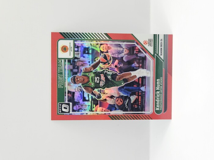 24-25 PANINI DONRUSS OPTIC EUROLEAGUE PANATHINAIKOS KENDRICK NUNN RED 37/99