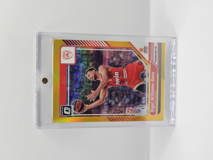 2024-25 PANINI DONRUSS OPTIC EUROLEAGUE OLYMPIACOS NIGEL WILLIAMS-GOSS GOLD 10/10