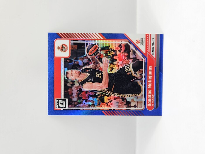 24-25 PANINI DONRUSS OPTIC EUROLEAGUE MONACO DONATAS MOTIEJUNAS BLUE 03/49