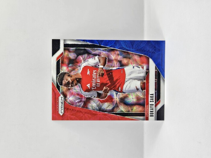 2024-25 PANINI PRIZM EPL CHOICE BUKAYO SAKA RED/WHITE/BLUE