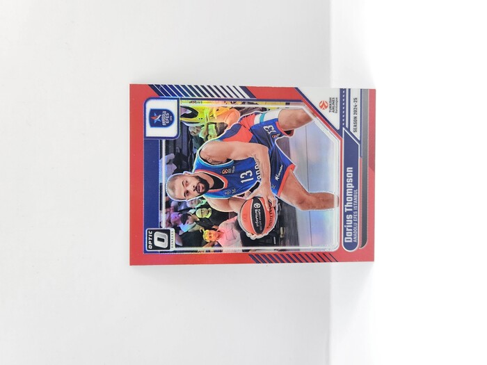 24-25 PANINI DONRUSS OPTIC EUROLEAGUE ANADOLU EFES DARIUS THOMPSON RED 02/99 