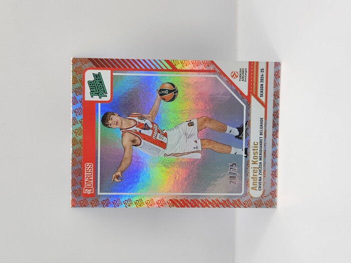24-25 PANINI DONRUSS EUROLEAGUE CRVENA ZVEZDA ANDREJ KOSTIC ''25TH ANNIVERSARY'' 20/25