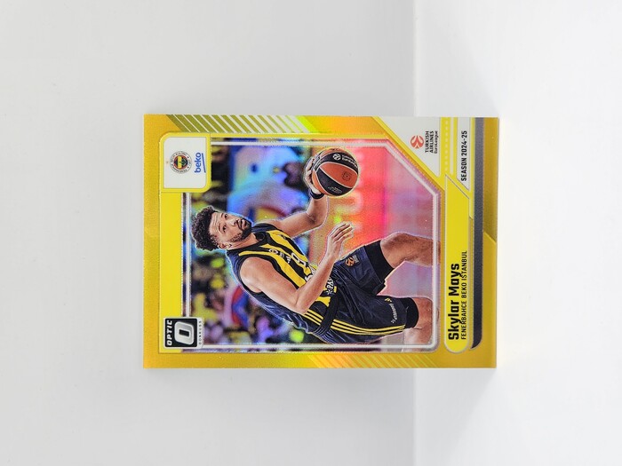 24-25 PANINI DONRUSS OPTIC EUROLEAGUE FENERBAHCE SKYLAR MAYS GOLD 06/10