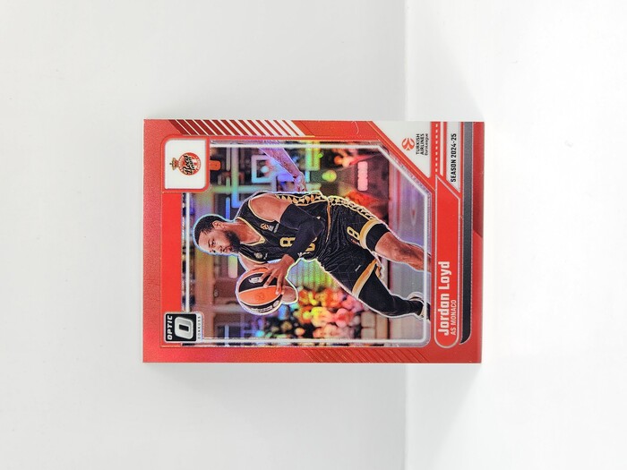 24-25 PANINI DONRUSS OPTIC EUROLEAGUE MONACO JORDAN LOYD RED 07/99