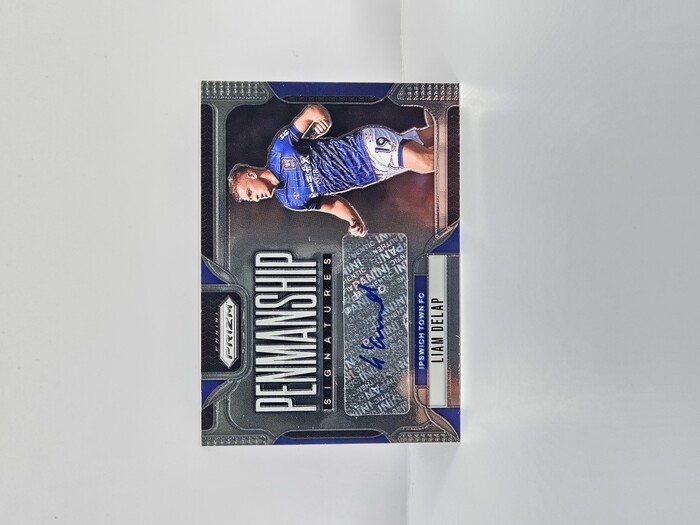 2024-25 PANINI PRIZM EPL LIAM DELAP ''PENMANSHIP'' AUTOGRAPH
