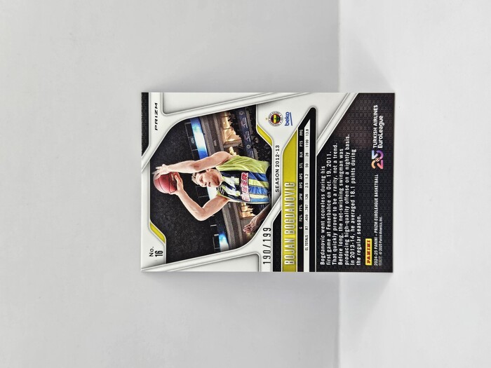 24-25 PANINI PRIZM EUROLEAGUE BOJAN BOGDANOVIC BLUE 190/199
