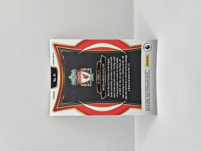 2024-25 EPL SELECT MOHAMED SALAH  SILVER TERRACE PRIZM