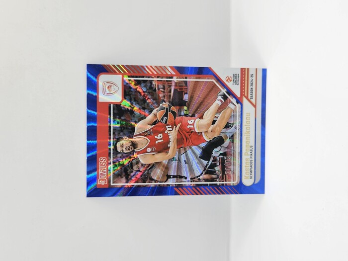 2024-25 PANINI DONRUSS EUROLEAGUE OLYMPIACOS KOSTAS PAPANIKOLAOU BLUE LASER 24/49