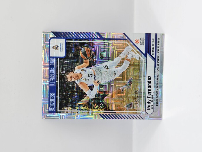 24-25 PANINI DONRUSS EUROLEAGUE REAL MADRID RUDY FERNANDEZ PURPLE PRESS PROOF 248/275