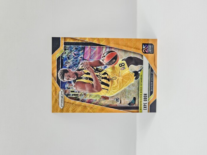 24-25 PANINI PRIZM EUROLEAGUE EKPE UDOH ORANGE WAVE 40/60