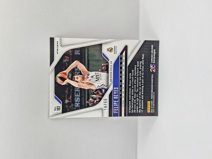 24-25 PANINI PRIZM EUROLEAGUE REAL MADRID FELIPE REYES ORANGE WAVE 14/60