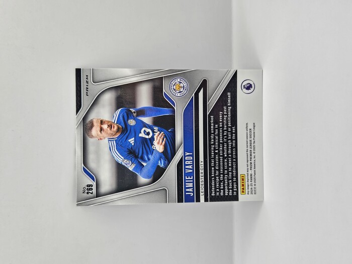 2024/25 PANINI PRIZM EPL JAIME VARDY BLACK/WHITE CHECKER
