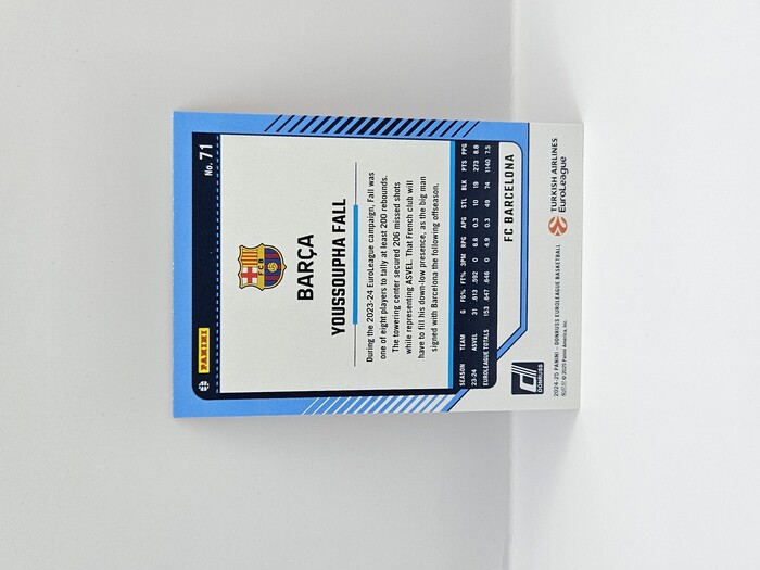 24-25 PANINI DONRUSS  EUROLEAGUE BARCELONA JABARI PARKER ''CRUNCH TIME'' PURPLE LASER 67/99