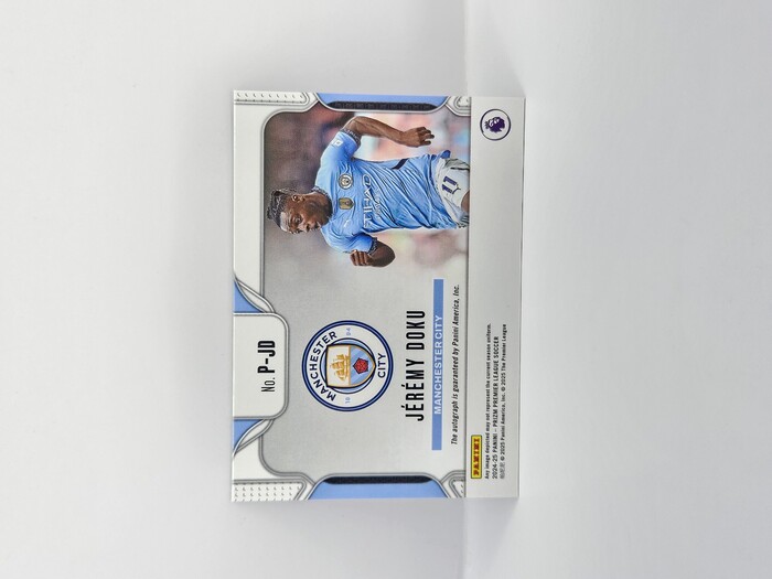 2024-25 PANINI PRIZM EPL JEREMY DOKU ''PENMANSHIP AUTOGRAPH