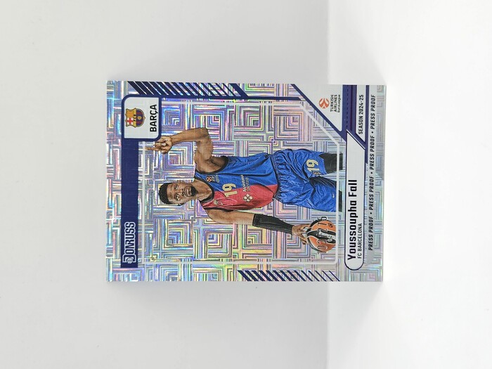 24-25 PANINI DONRUSS  EUROLEAGUE BARCELONA YOUSSOUPHA FALL PURPLE PRESS PROOF 031/275