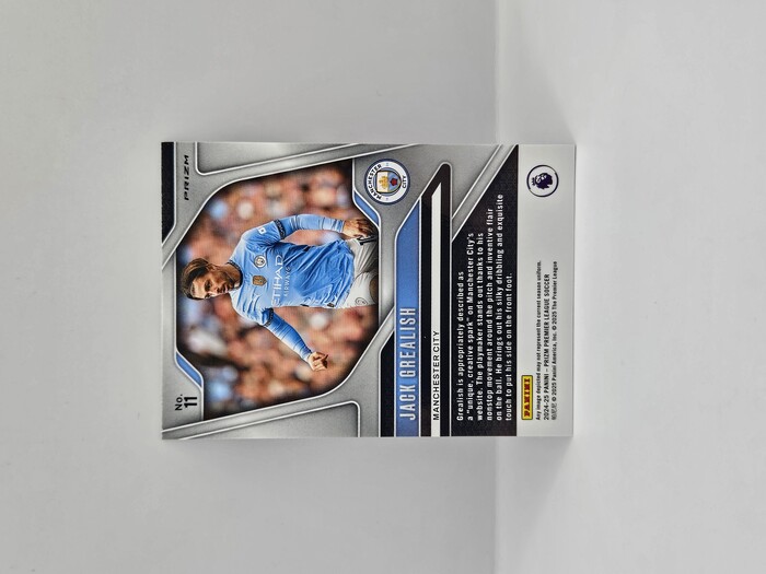 2024/25 PANINI PRIZM EPL JACK GREALISH BLACK/WHITE CHECKER